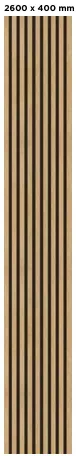 2600x400x21 mm