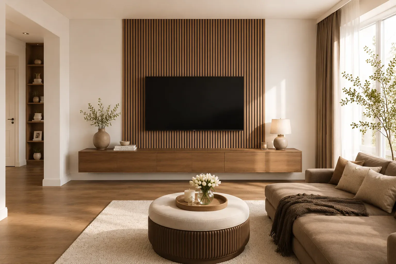 Designové akustické panely WALLNITE SIMPLE LINE EXPRES 2750x604x21 mm