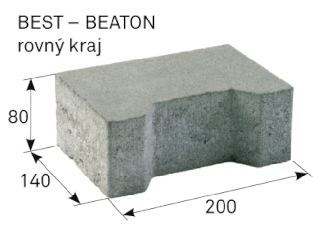 BEST-BEATON KRAJ ROVNÝ/8CM
