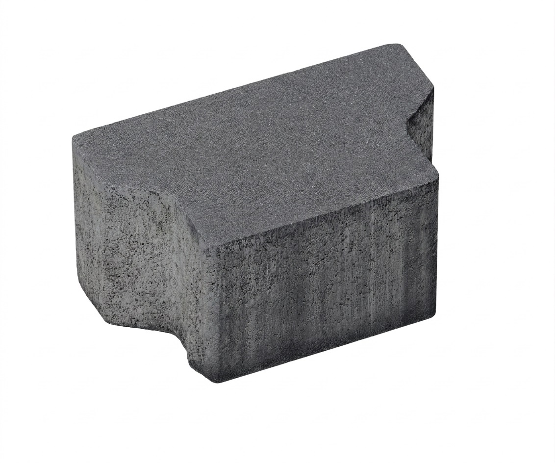 BEST-BEATON PŮLKA ROVNÁ/8CM — ANTRACITOVÁ