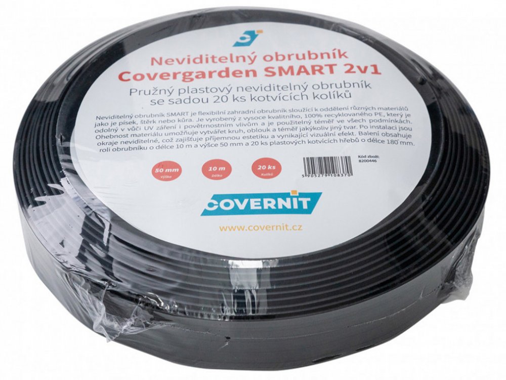 Neviditelný obrubník Covergarden Smart 2v1 - Rozměr: 10 m x 40 mm