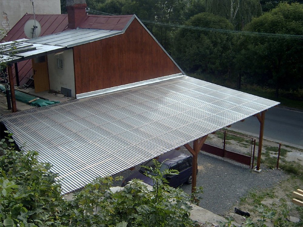 Trapézový polykarbonát antracit s hladkým povrchem - Rozměr: 2000 x 1060 x 0,9 mm