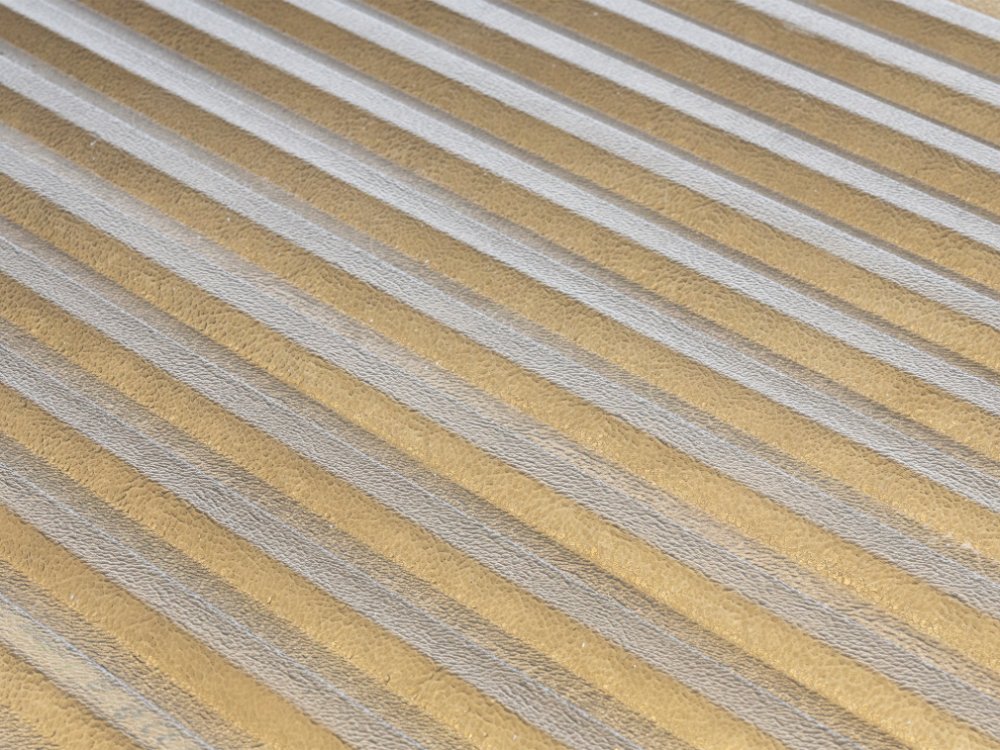 Trapézový polykarbonát bronz s hrubou strukturou - Rozměr: 2000 x 1060 x 1,2 mm