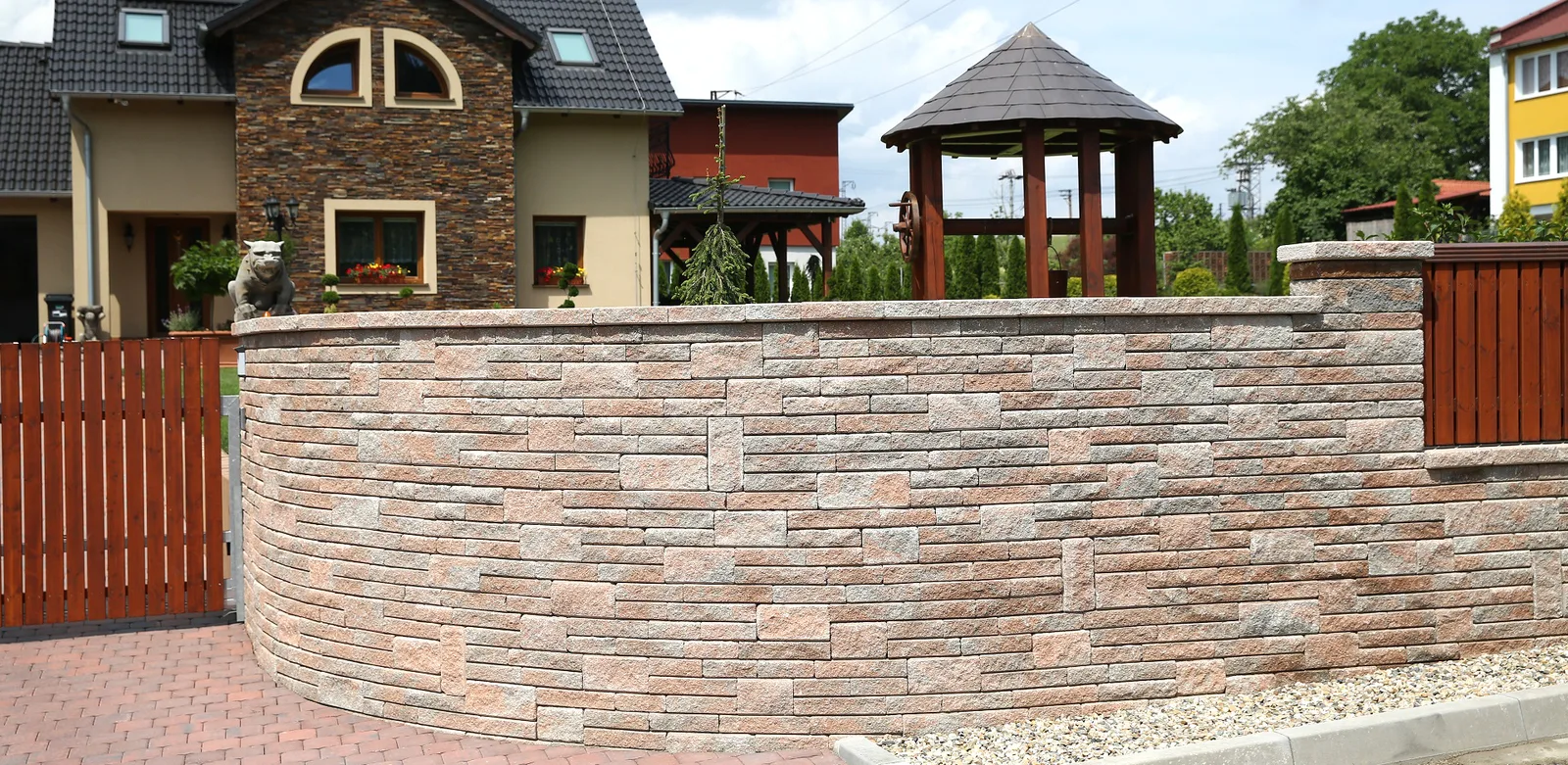 CSBETON - Naturblok sloupkový kámen základní 75 mm — foto