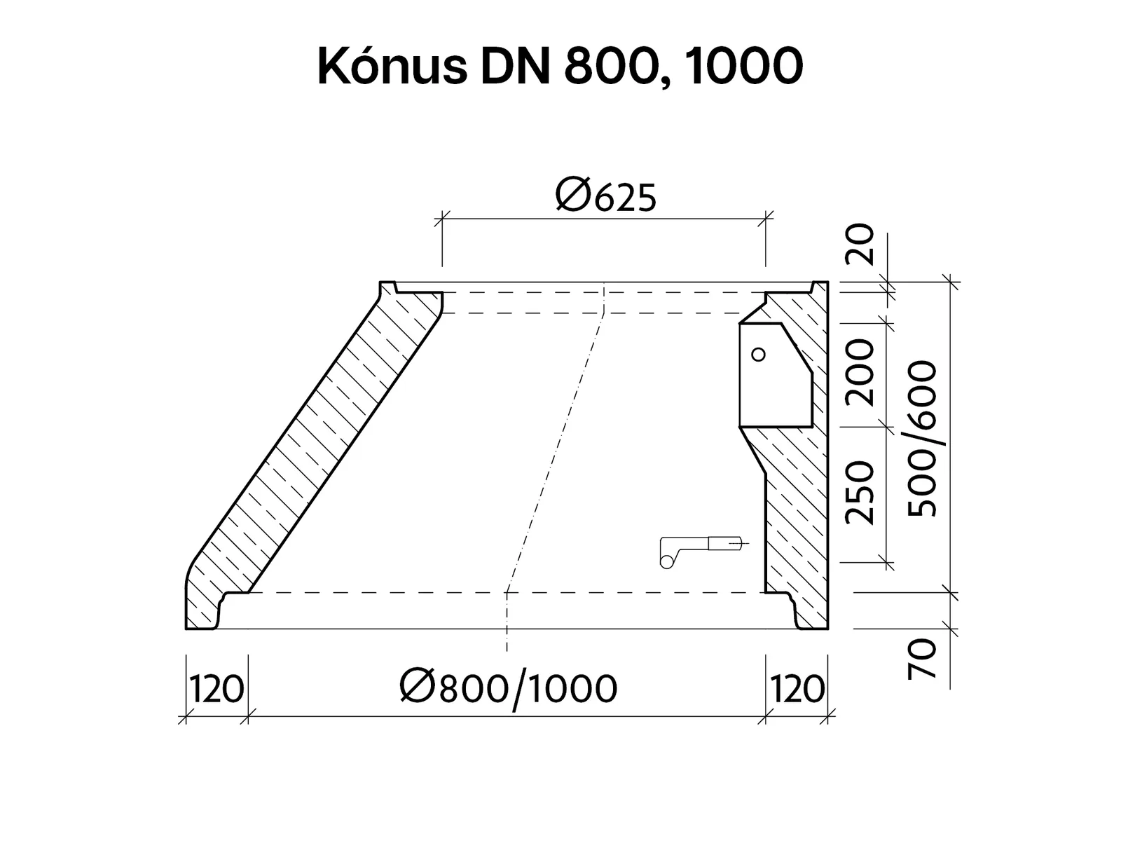 CSBETON - Kónusy DN 1000 Kónus DN 1000/625, t 90 mm — foto