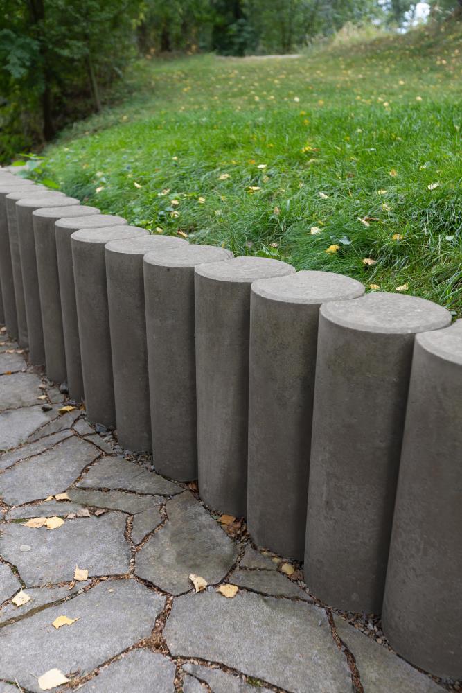 DITON - Palisáda kruhová odlehčená 80 přírodní — realizace