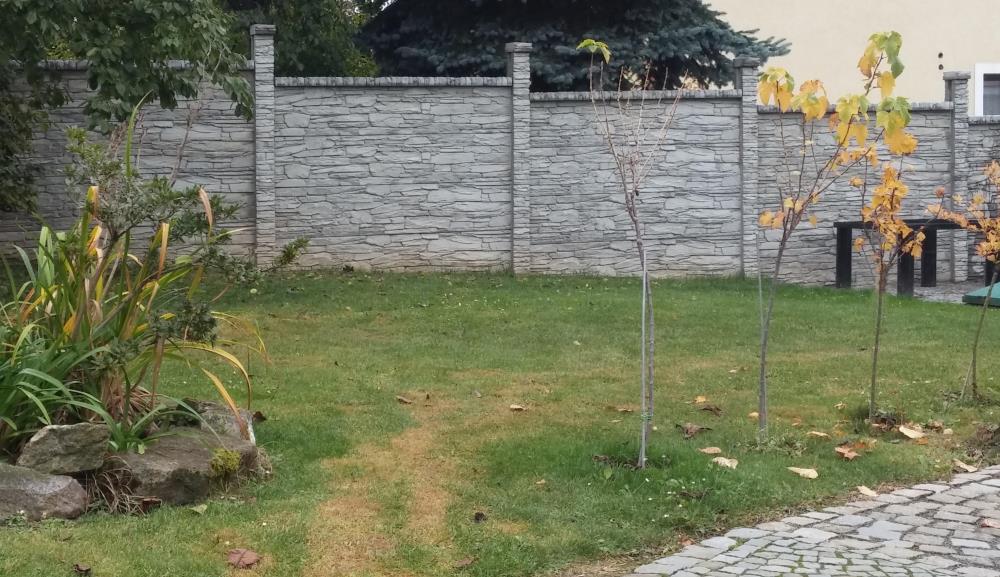 DITON - Quick wall stone - plotová výplň jednostranná — realizace