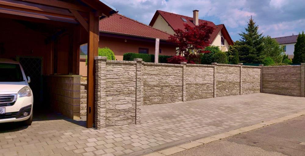 DITON - Quick wall stone - plotová výplň oboustranná — realizace
