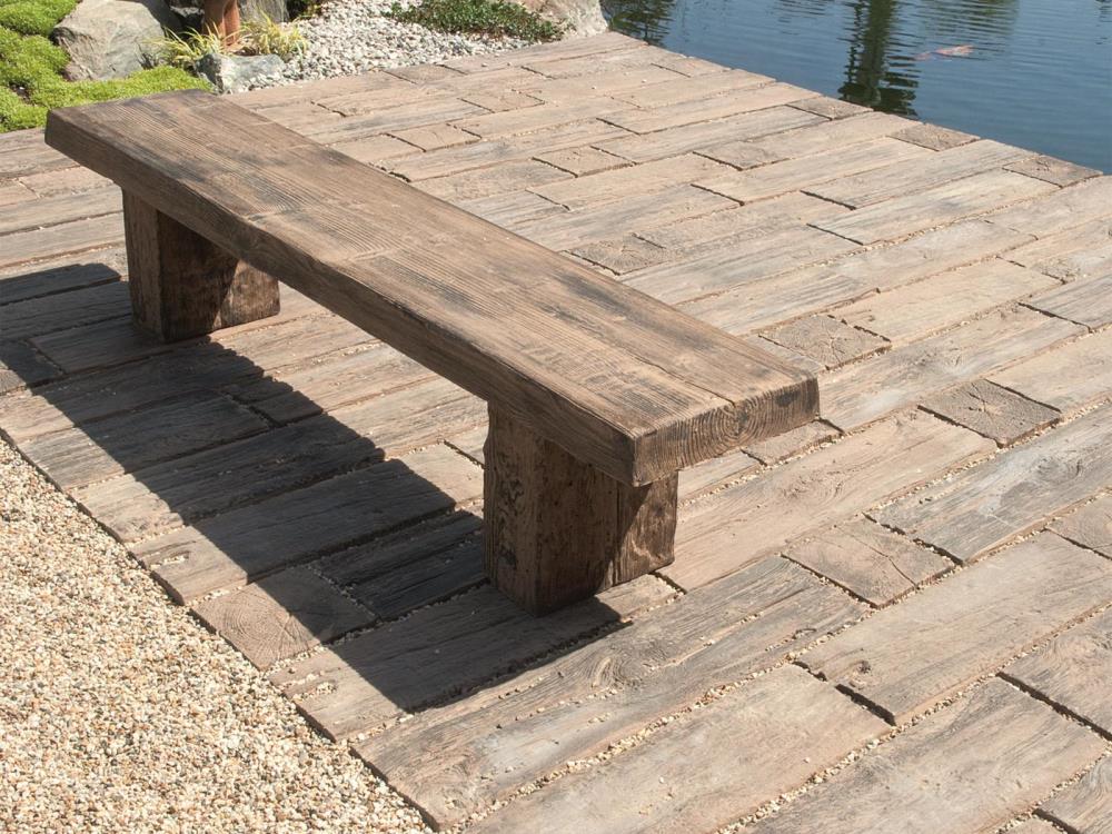 DITON - Lavice typ fošna 200 natur patina — realizace