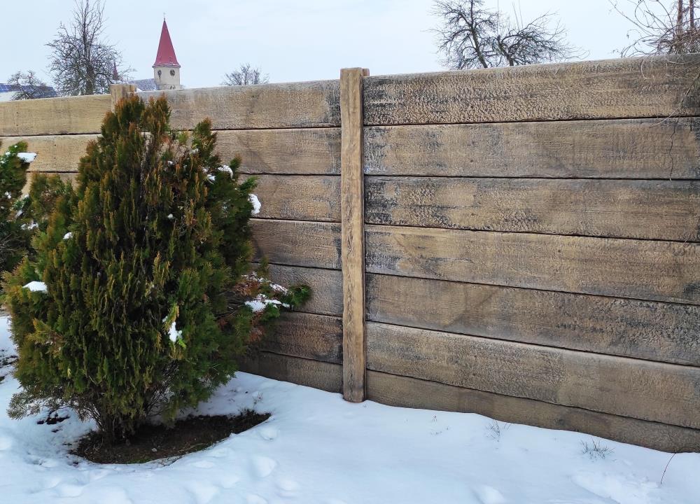 DITON - Natur patina - deska pro jednostranné použití Fošna natur patina — realizace