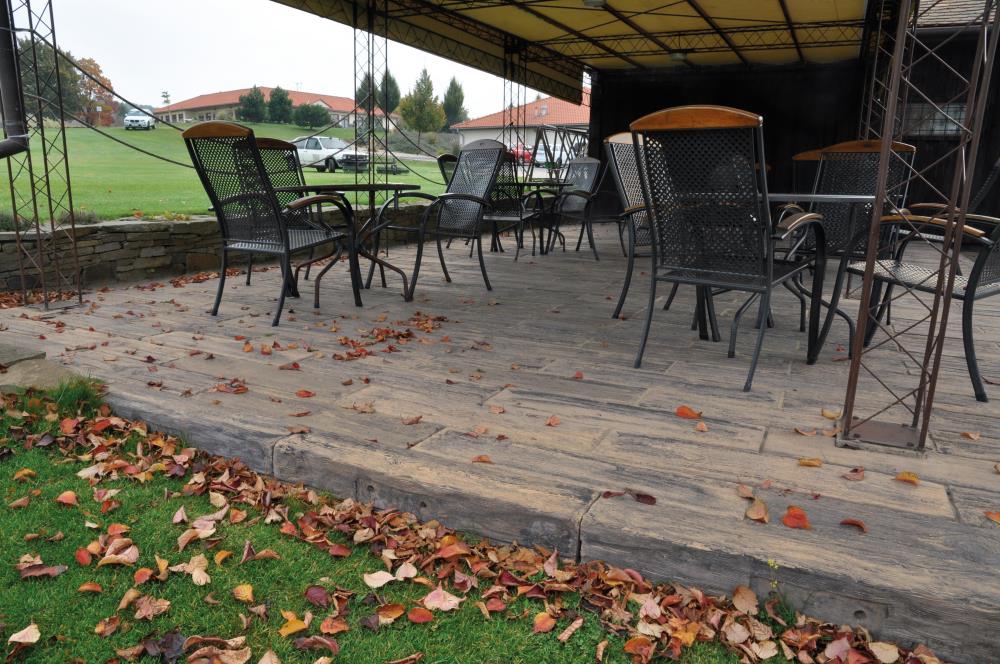 DITON - Pražec 120 natur patina — realizace