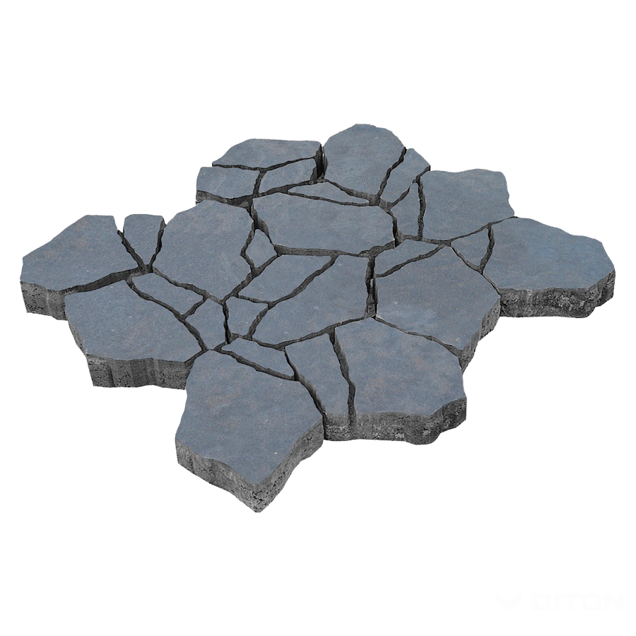 DITON - Dlažba Stone 8 cm — antracit