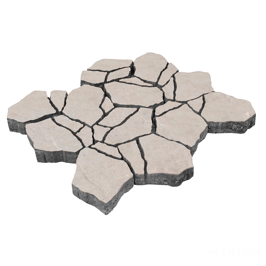 DITON - Dlažba Stone 8 cm — cremo