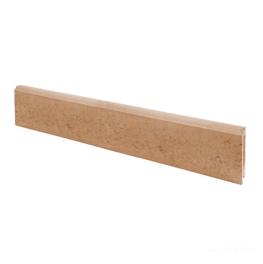 DITON - Obrubník záhonový 100 / 5 / 20 — cihlový