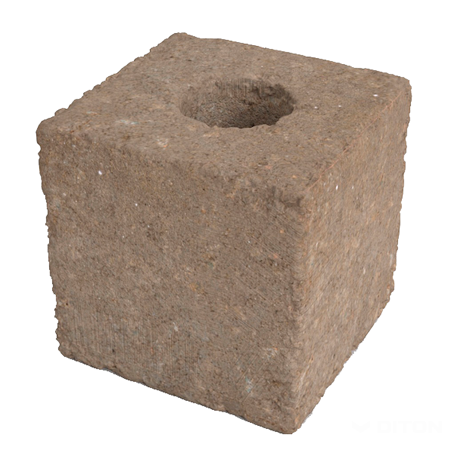 DITON - Zdicí blok History - základní kámen poloviční — okrový