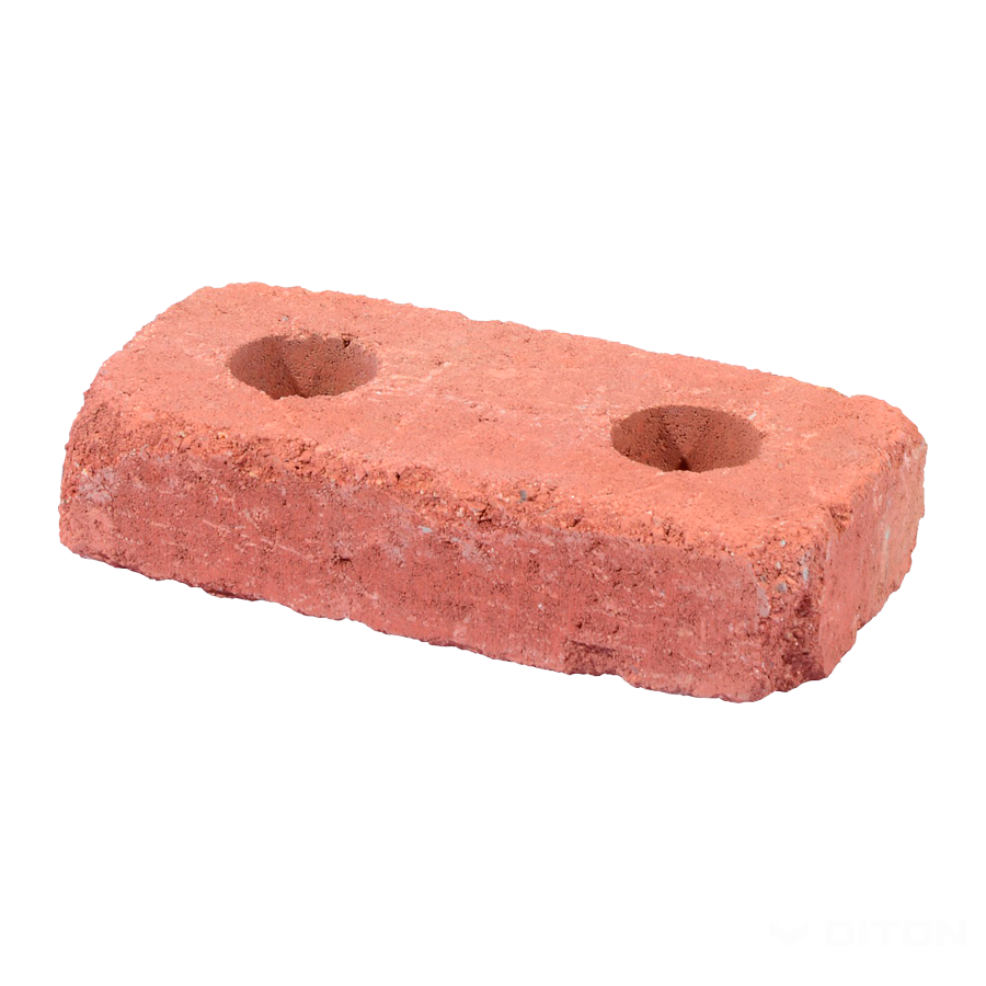 DITON - Zdicí blok History - nízký kámen s otvory — červený