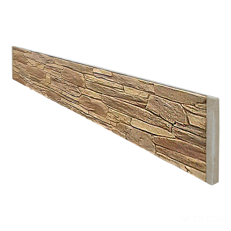 DITON - Quick wall stone - plotová výplň jednostranná AKCE PODZIM — hnědý mix