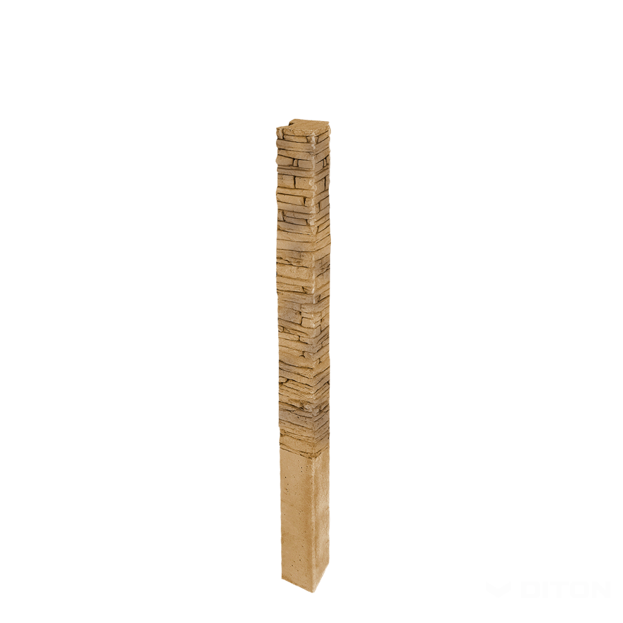 DITON - Quick wall stone - sloupek koncový 200 AKCE PODZIM — hnědý mix