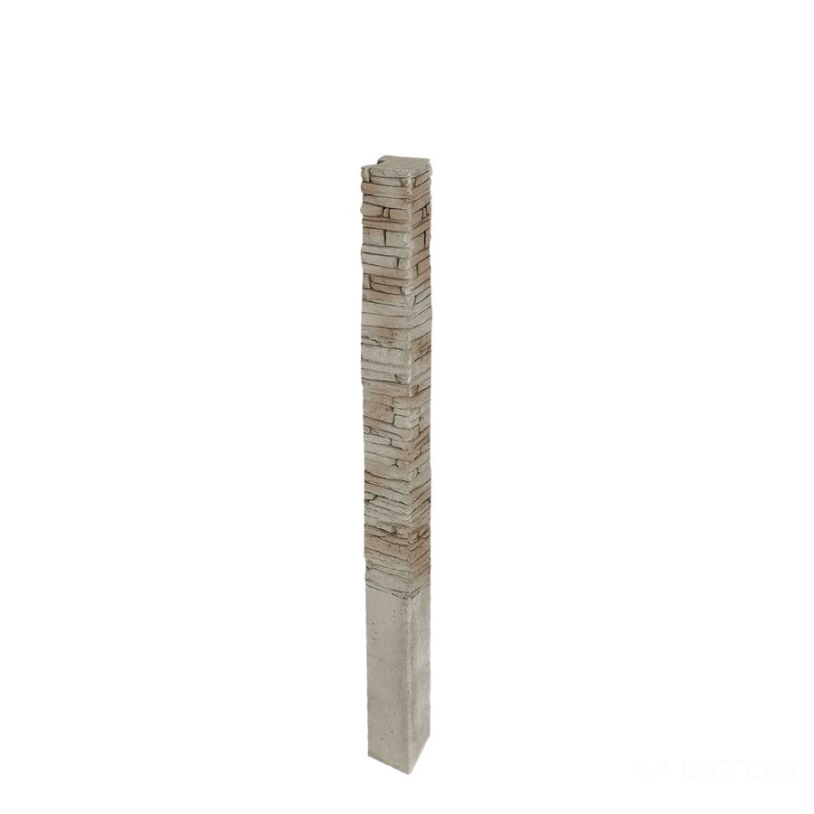 DITON - Quick wall stone - sloupek koncový 200 AKCE PODZIM — béžový mix