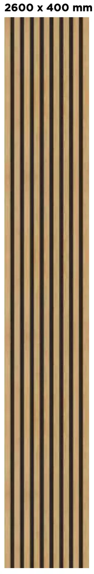 2600x400x21 mm