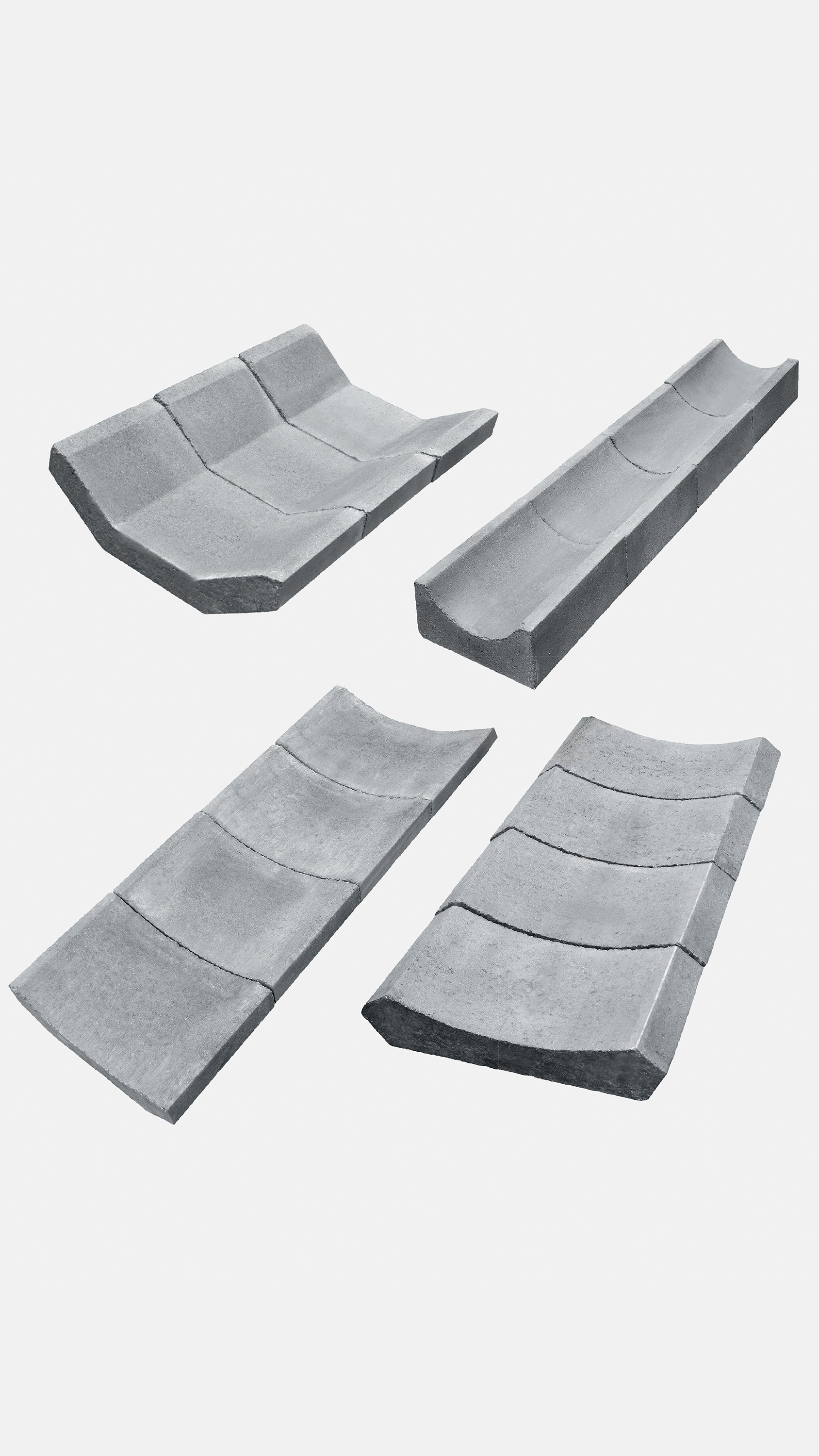 Meliorační žlab silniční 33x50x14 - Standard Přírodní