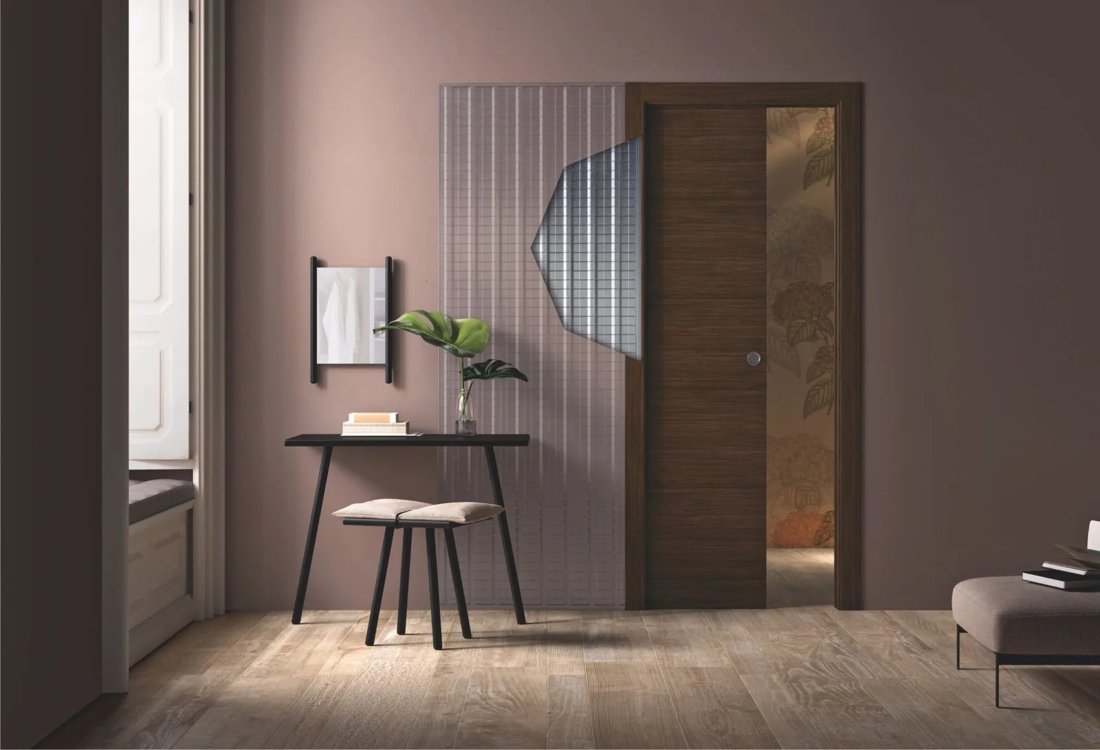 Stavební pouzdro STECH pro SDK 125 mm příčka 2100 mm průchod