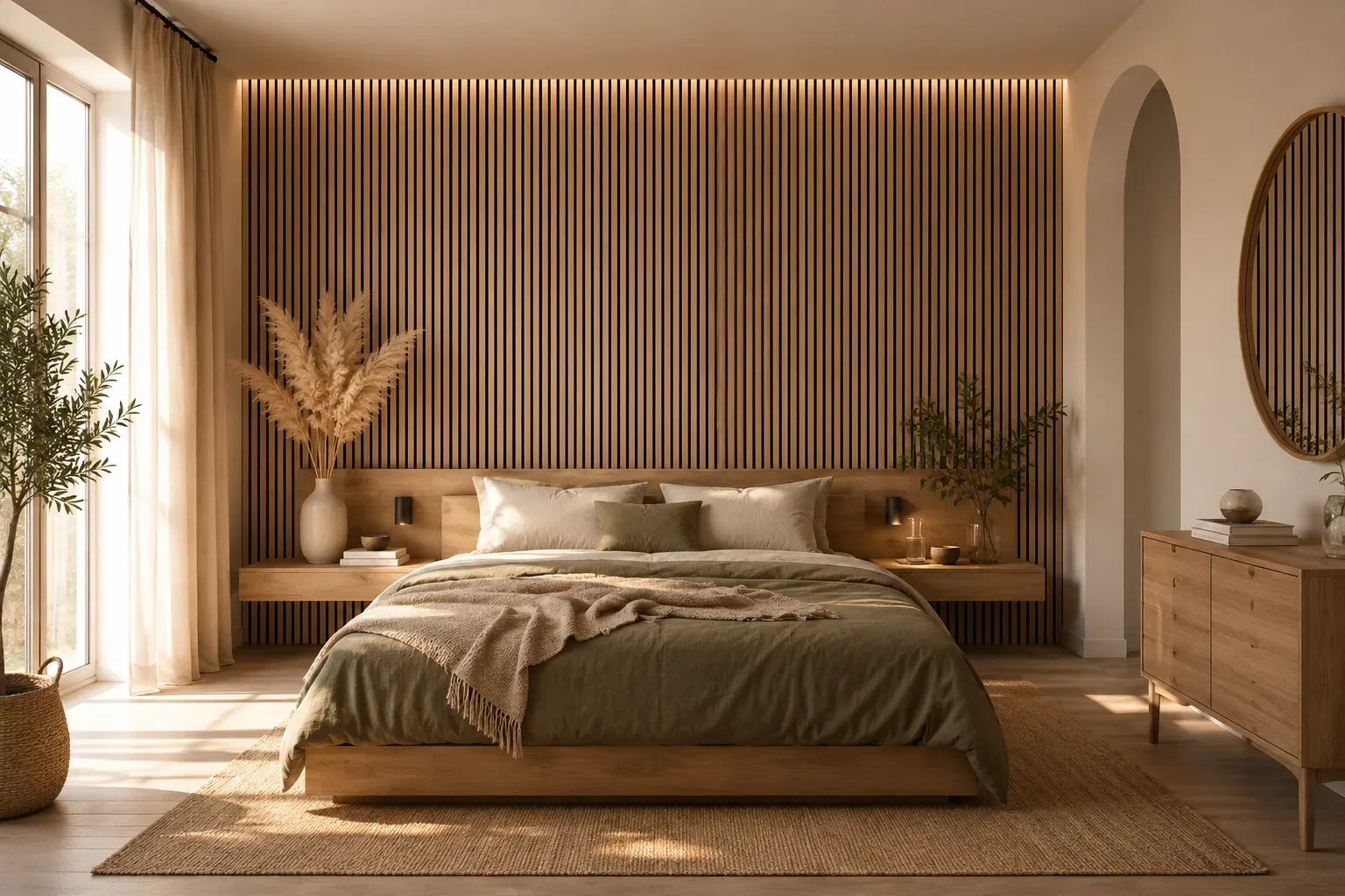 Designové akustické panely WALLNITE BASIC LINE EXPRES 2400x600x18 mm
