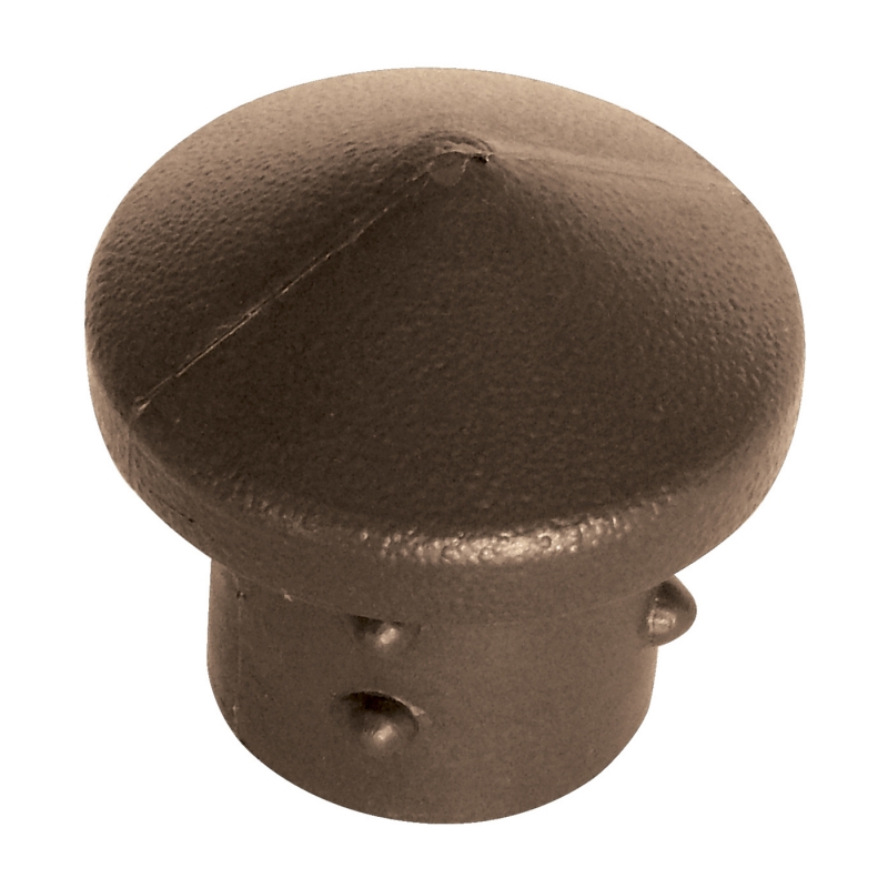 Čepička PVC 6/4" - barva hnědá