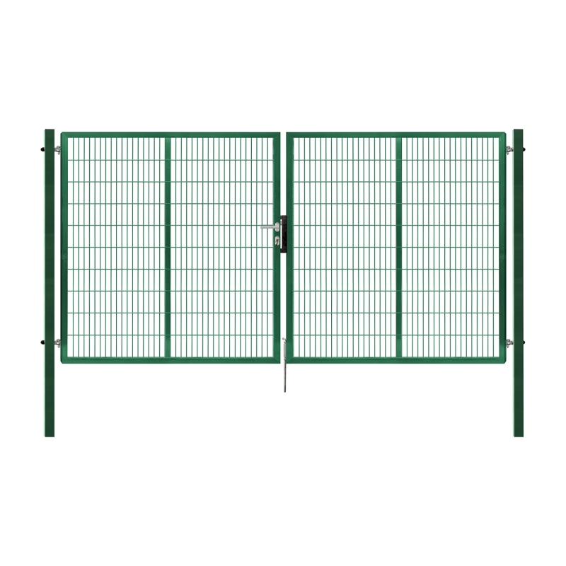 Dvoukřídlá brána PILOFOR® SUPER poplastovaná (Zn + PVC) - rozměr 4110 × 1780 mm