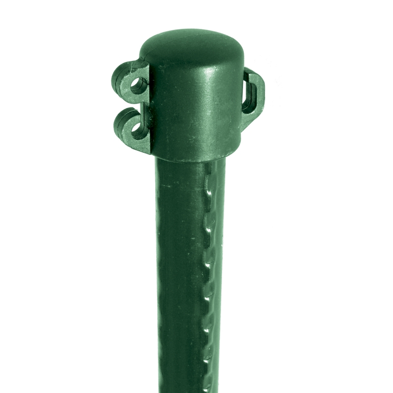 Kovový sloupek k dekoračním pletivům poplastovaný (PVC) - výška 70 cm