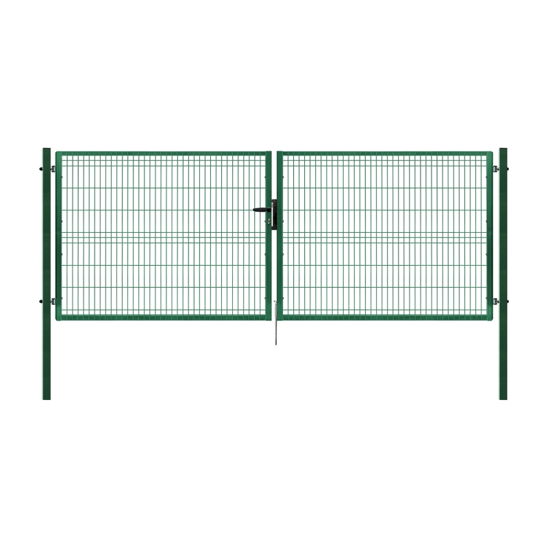 Dvoukřídlá brána PILOFOR® poplastovaná (Zn + PVC) - rozměr 4118 × 1245 mm