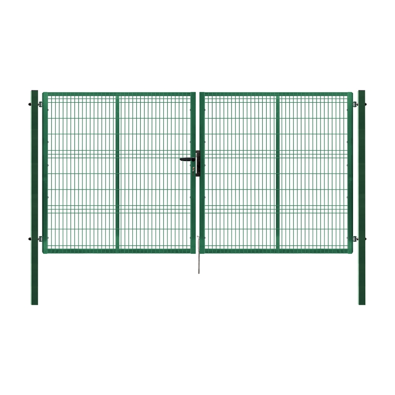 Dvoukřídlá brána PILOFOR® poplastovaná (Zn + PVC) - rozměr 4118 × 1745 mm