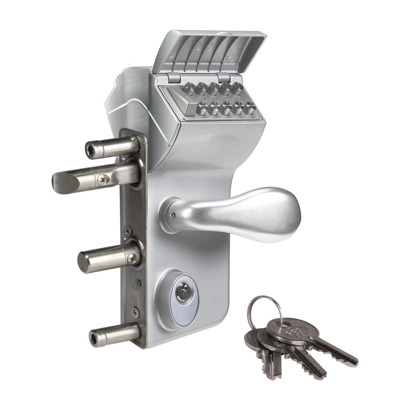Zámek průmyslový LMKQ40-V2 LOCINOX - stříbrný