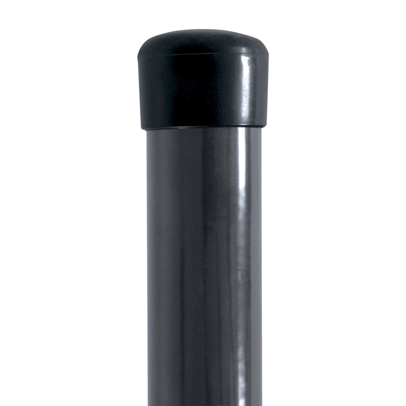 Plotový sloupek IDEAL® poplastovaný (Zn + PVC) 1750/48, barva antracit (RAL 7016), bez příchytky