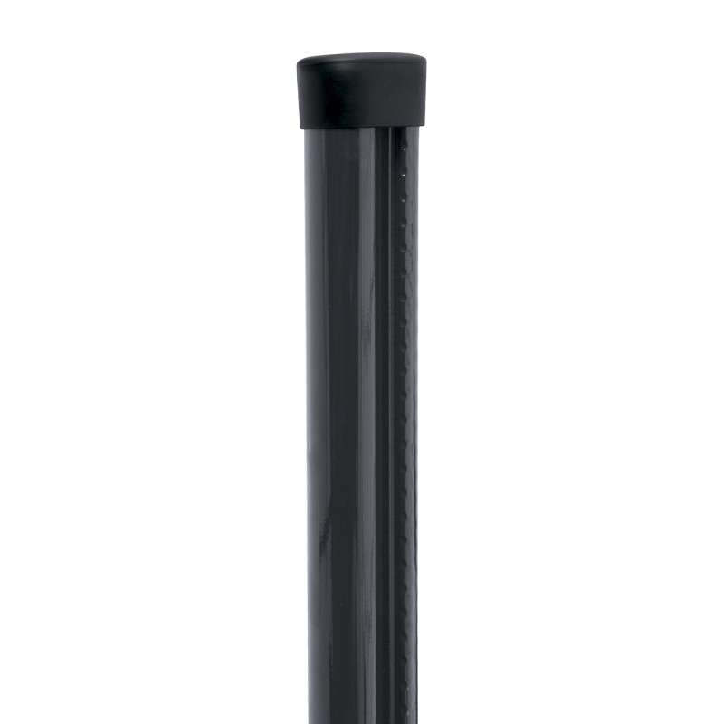 Plotový sloupek s montážní lištou PILCLIP® poplastovaný (Zn + PVC), 2500/48, barva antracit (RAL 7016)