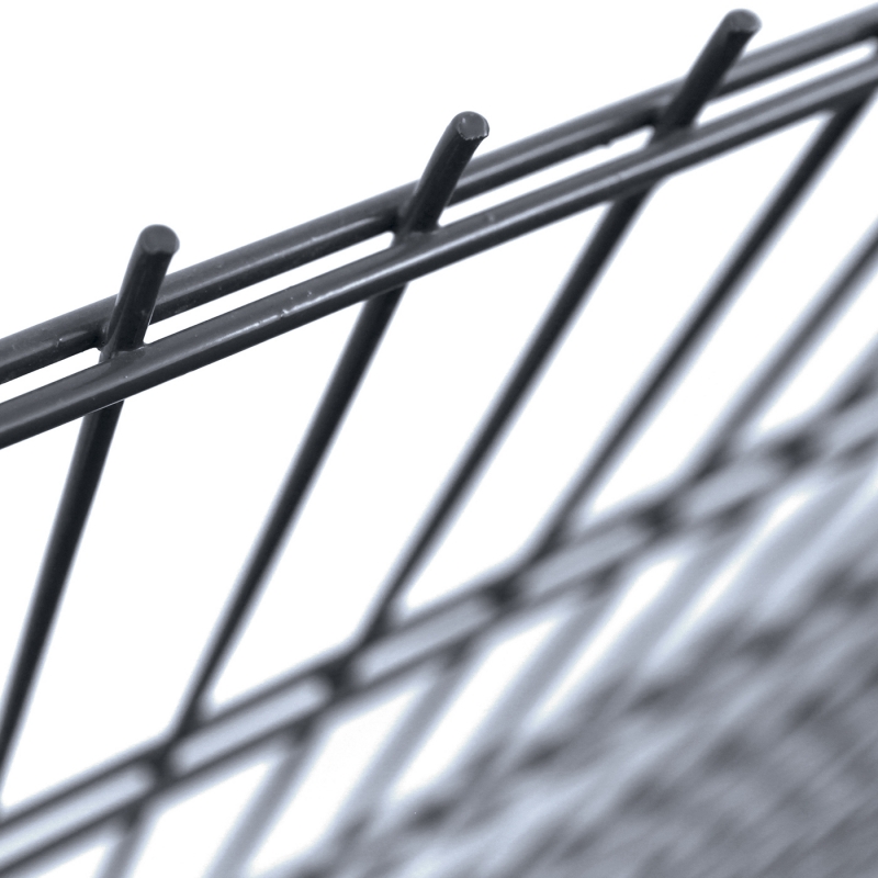 Svařovaný panel PILOFOR® SUPER STRONG poplastovaný (Zn + PVC) 2500 × 1230 mm - výška 123 cm, barva antracit (RAL 7016)