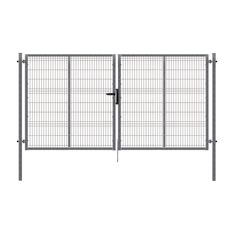 Dvoukřídlá brána PILOFOR® pozinkovaná (Zn) - rozměr 4118 × 1245 mm