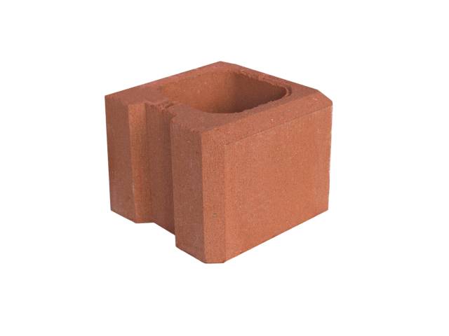 PRESBETON - SIMPLE BLOCK - HX 3/20/AF tvarovka ukončující poloviční (Hladký Přírodní) — foto 5