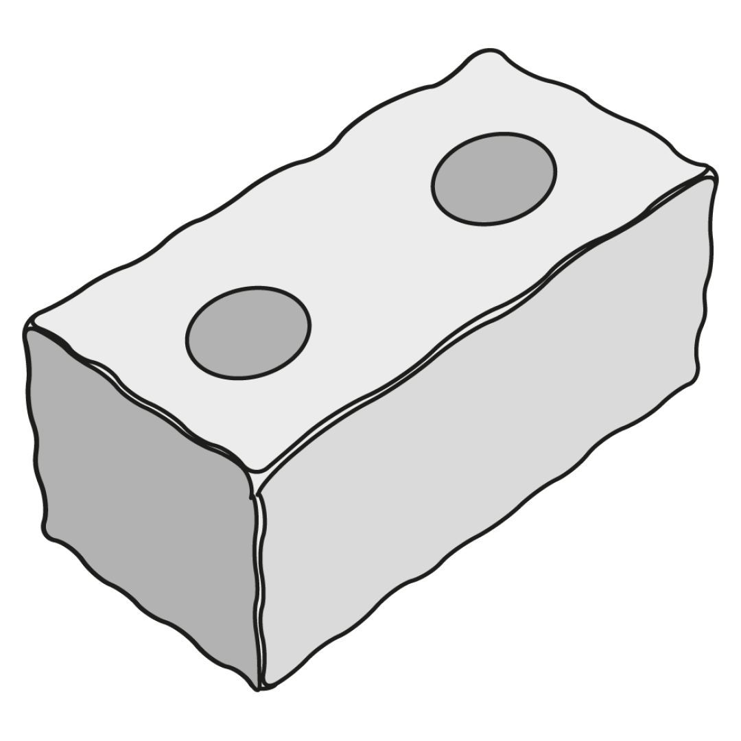 PRESBETON - DEMI BLOCK - HX 4/15/K základní zdicí kámen (Kladívkovaný) — foto 3