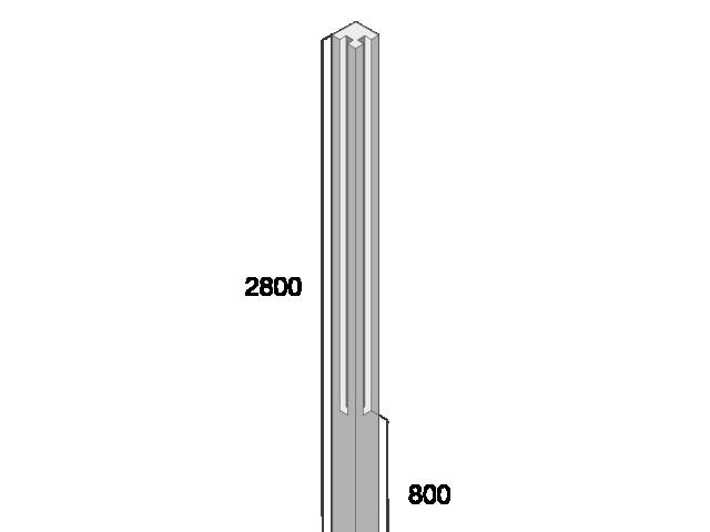 presbeton-sloupek-rohovy-pro-vysku-plotu-200-cm-hladky-prirodni — foto 1