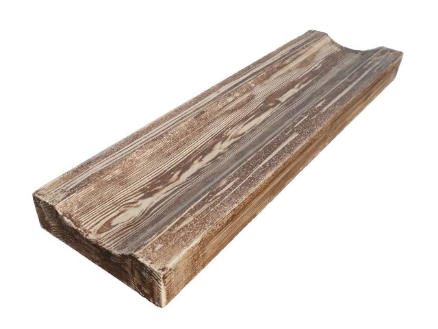 PRESBETON - Žlab BARK (Reliéfní - prkno Hnědá/Černá) — foto 7