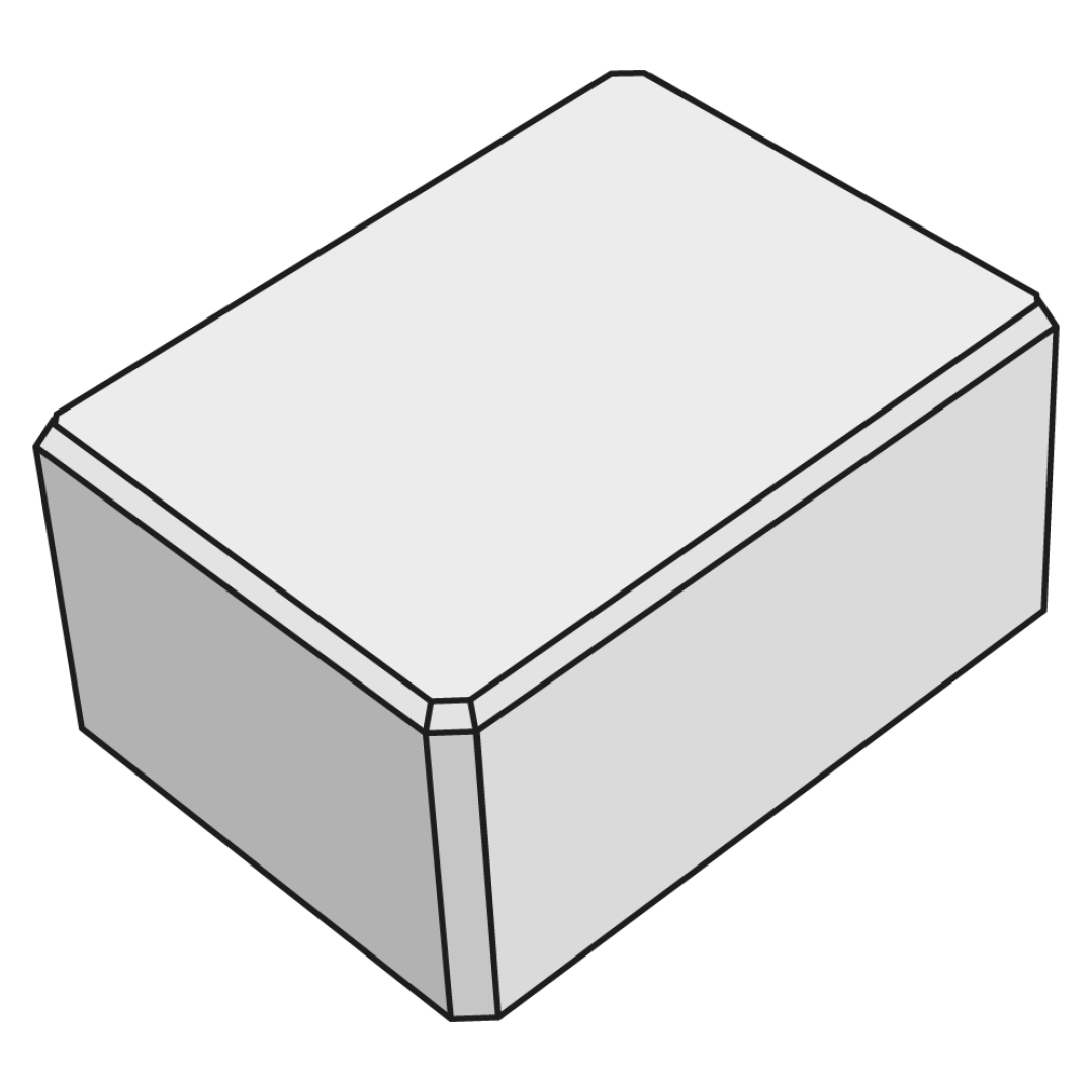 PRESBETON - SIMPLE BLOCK - HX 1/30/AFU tvarovka plná ukončující sloupková (Hladký Přírodní) — foto 3