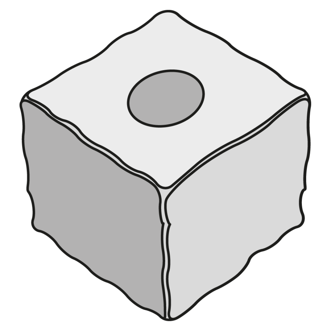 PRESBETON - DEMI BLOCK - HX 8/15/K poloviční zdicí kámen (Kladívkovaný) — foto 2