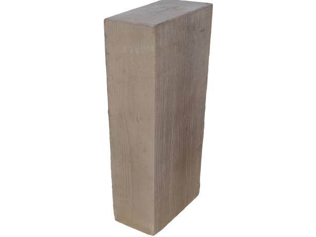 PRESBETON - Palisáda BARK 2/600 spodní nepohledová (Reliéfní - prkno Hnědá/Černá) — foto 5
