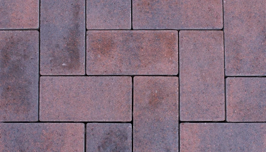 CS BETON Zámková dlažba CIHLA 8 cm — rustikal